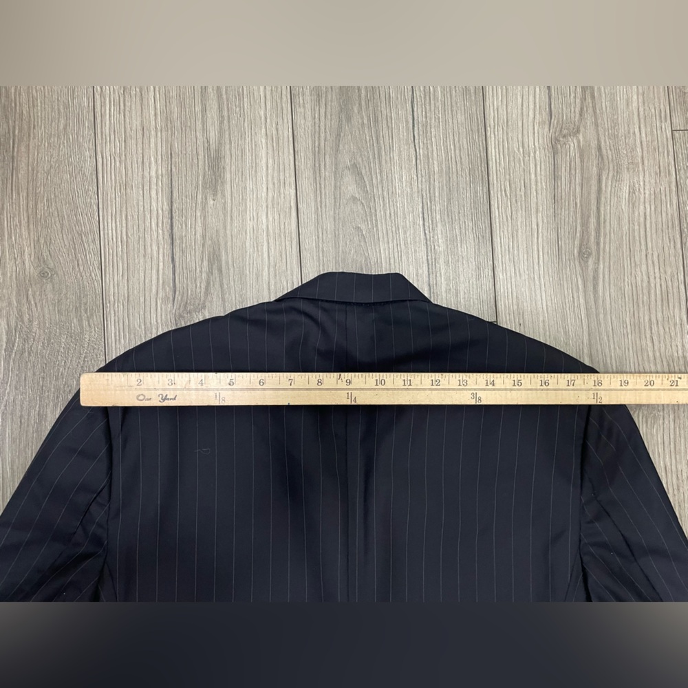 Brooks Brothers Golden Fleece Fitzgerald Dark Navy Blue Pin Stripe Suit 42R/32W - Picture 10 of 16